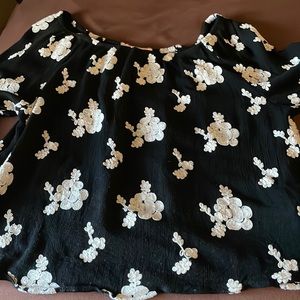 Anthropologie Eri + Ali Peasant Blouse Size Small